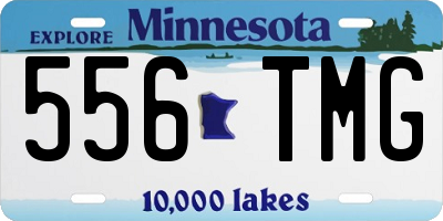 MN license plate 556TMG