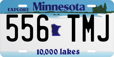 MN license plate 556TMJ