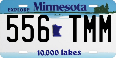MN license plate 556TMM