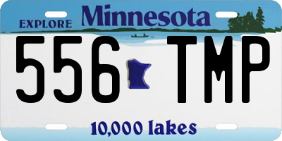 MN license plate 556TMP