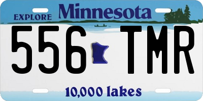 MN license plate 556TMR
