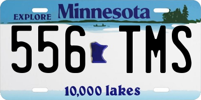 MN license plate 556TMS