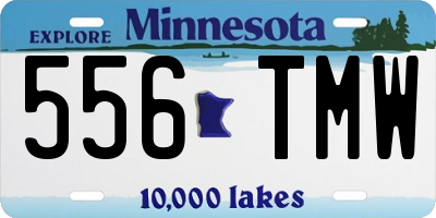 MN license plate 556TMW
