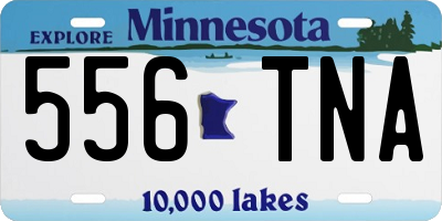 MN license plate 556TNA