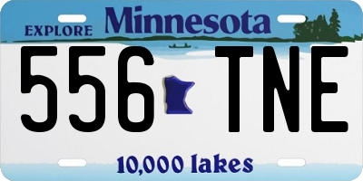 MN license plate 556TNE