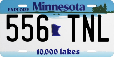 MN license plate 556TNL