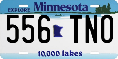 MN license plate 556TNO