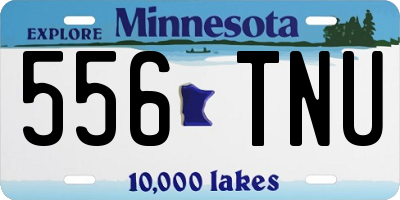 MN license plate 556TNU