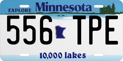 MN license plate 556TPE