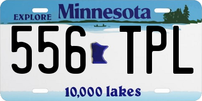 MN license plate 556TPL