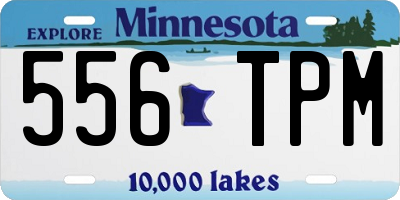 MN license plate 556TPM