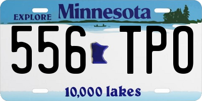 MN license plate 556TPO