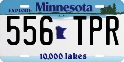 MN license plate 556TPR