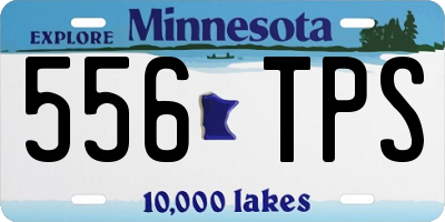 MN license plate 556TPS