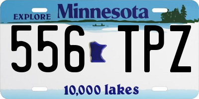 MN license plate 556TPZ