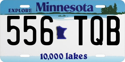 MN license plate 556TQB