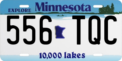 MN license plate 556TQC
