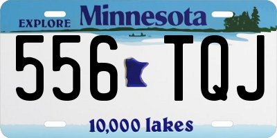 MN license plate 556TQJ