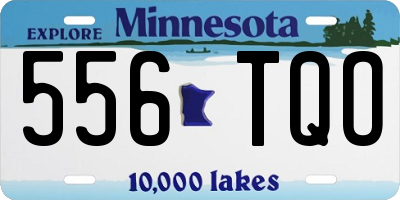 MN license plate 556TQO