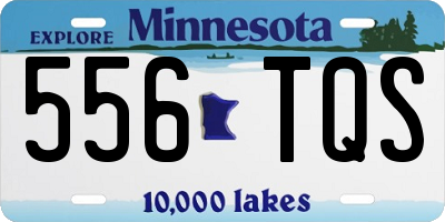 MN license plate 556TQS