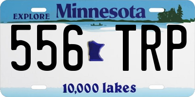 MN license plate 556TRP