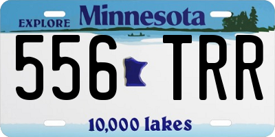 MN license plate 556TRR