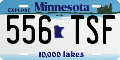 MN license plate 556TSF