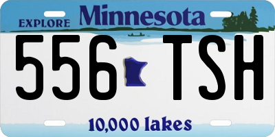MN license plate 556TSH