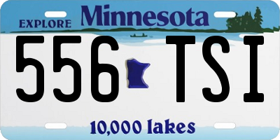 MN license plate 556TSI