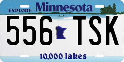 MN license plate 556TSK