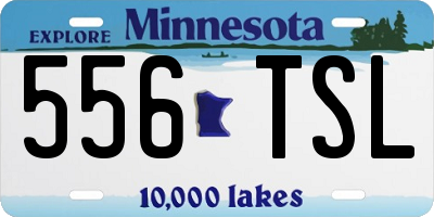 MN license plate 556TSL
