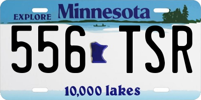MN license plate 556TSR