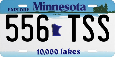 MN license plate 556TSS