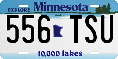 MN license plate 556TSU