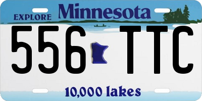 MN license plate 556TTC