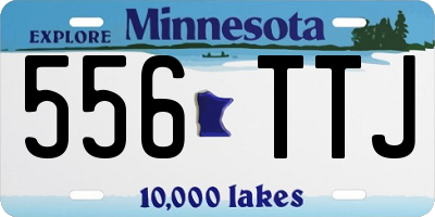 MN license plate 556TTJ