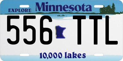 MN license plate 556TTL