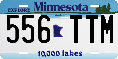 MN license plate 556TTM