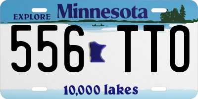 MN license plate 556TTO