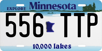 MN license plate 556TTP