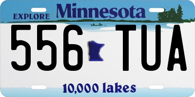 MN license plate 556TUA