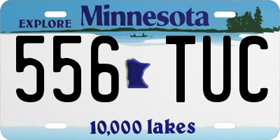 MN license plate 556TUC