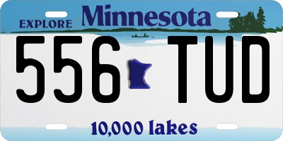 MN license plate 556TUD