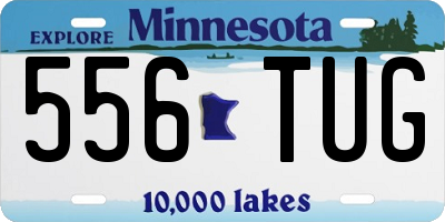 MN license plate 556TUG