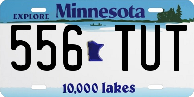 MN license plate 556TUT