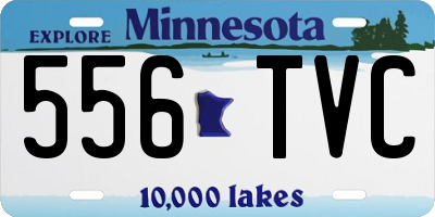 MN license plate 556TVC