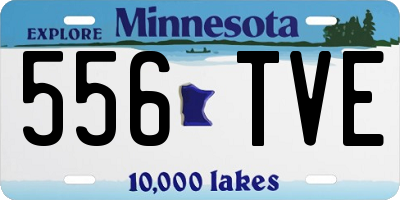 MN license plate 556TVE