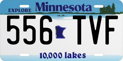 MN license plate 556TVF