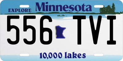 MN license plate 556TVI