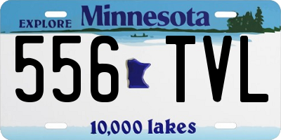 MN license plate 556TVL